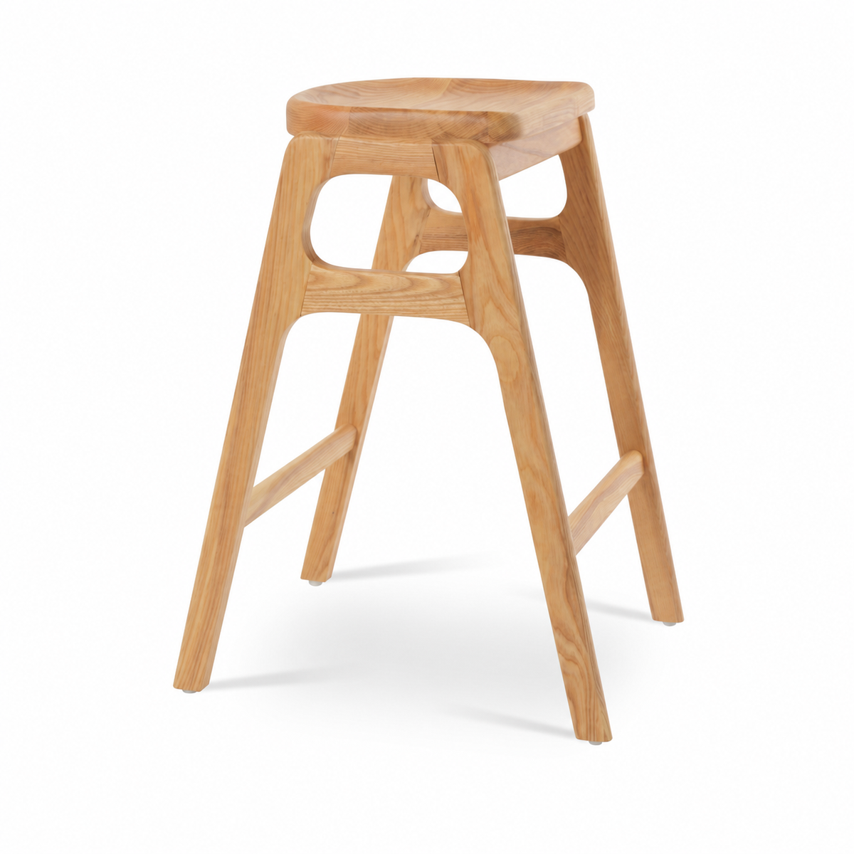 Nelson Bar Stool in natural ash finish by Soho Concept