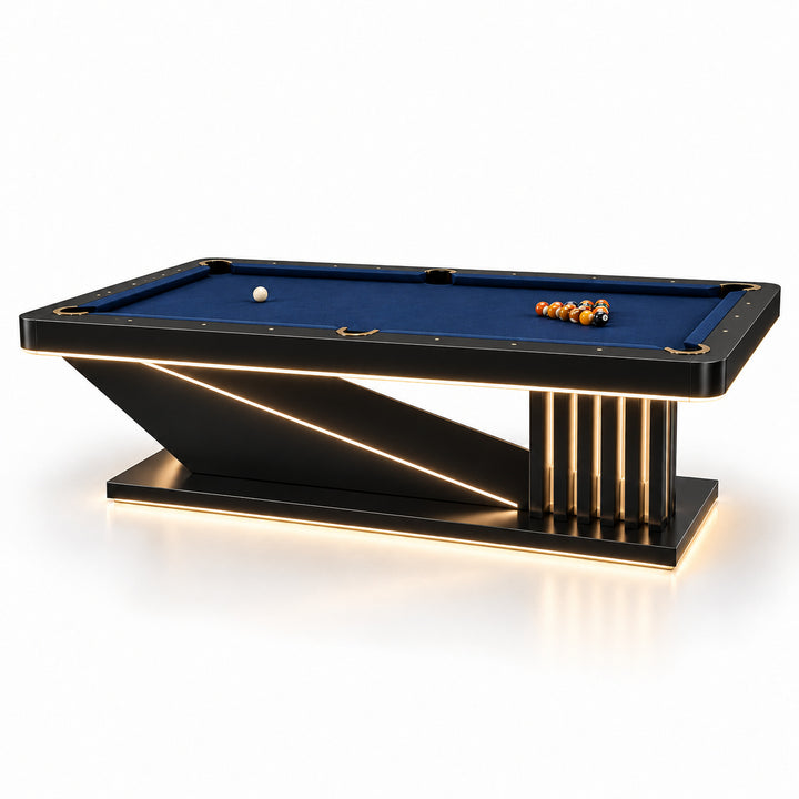 Ness pool table - Black / Midnight Navy 