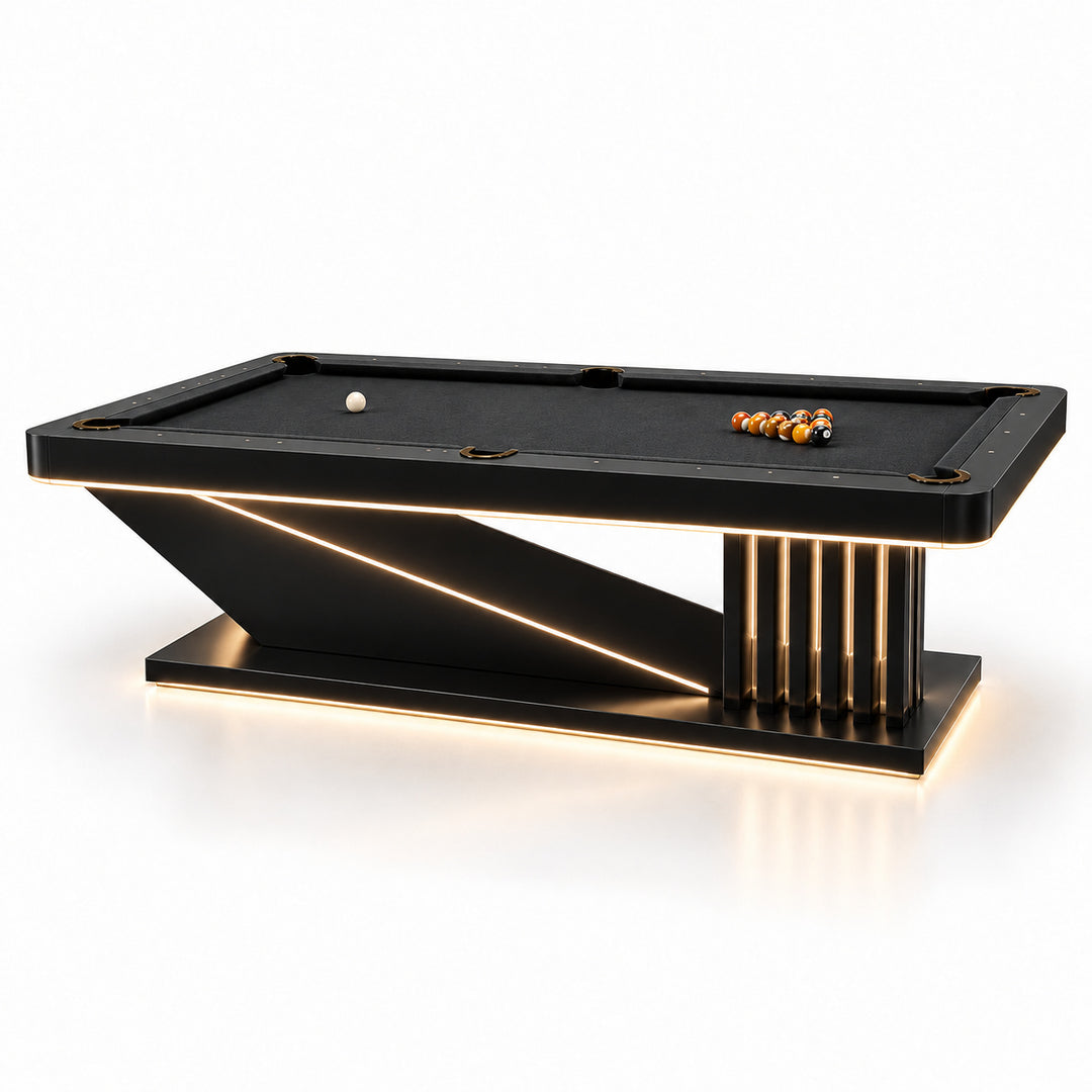 Ness pool table - Black / Deep Charcoal 