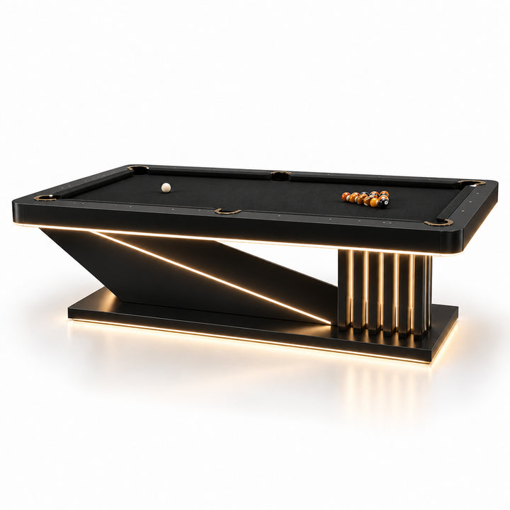 Ness pool table - Black / Black 