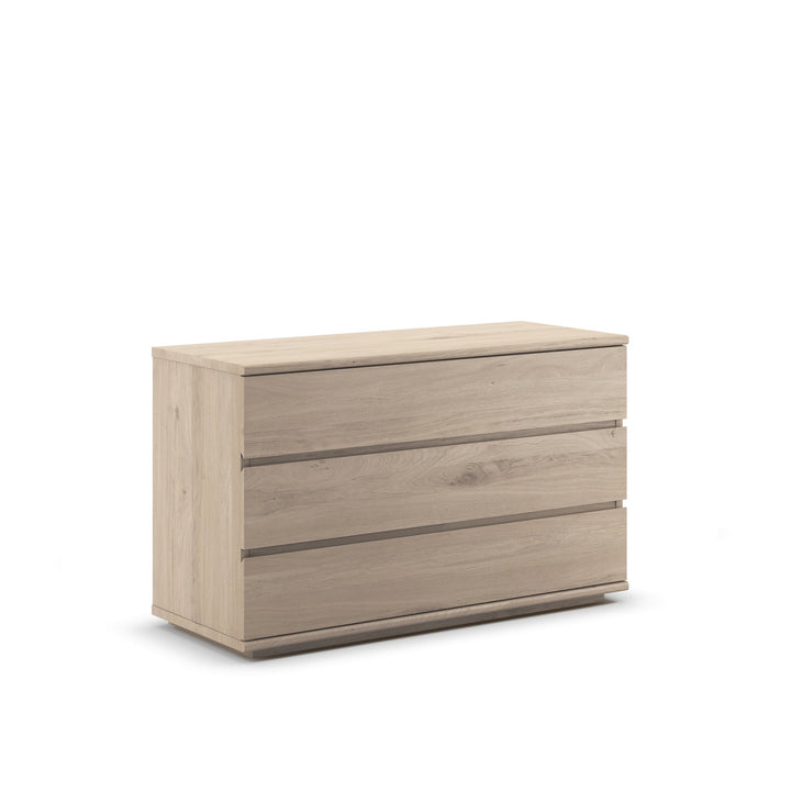 Nevada Single Dresser — studio view, light oak finish
