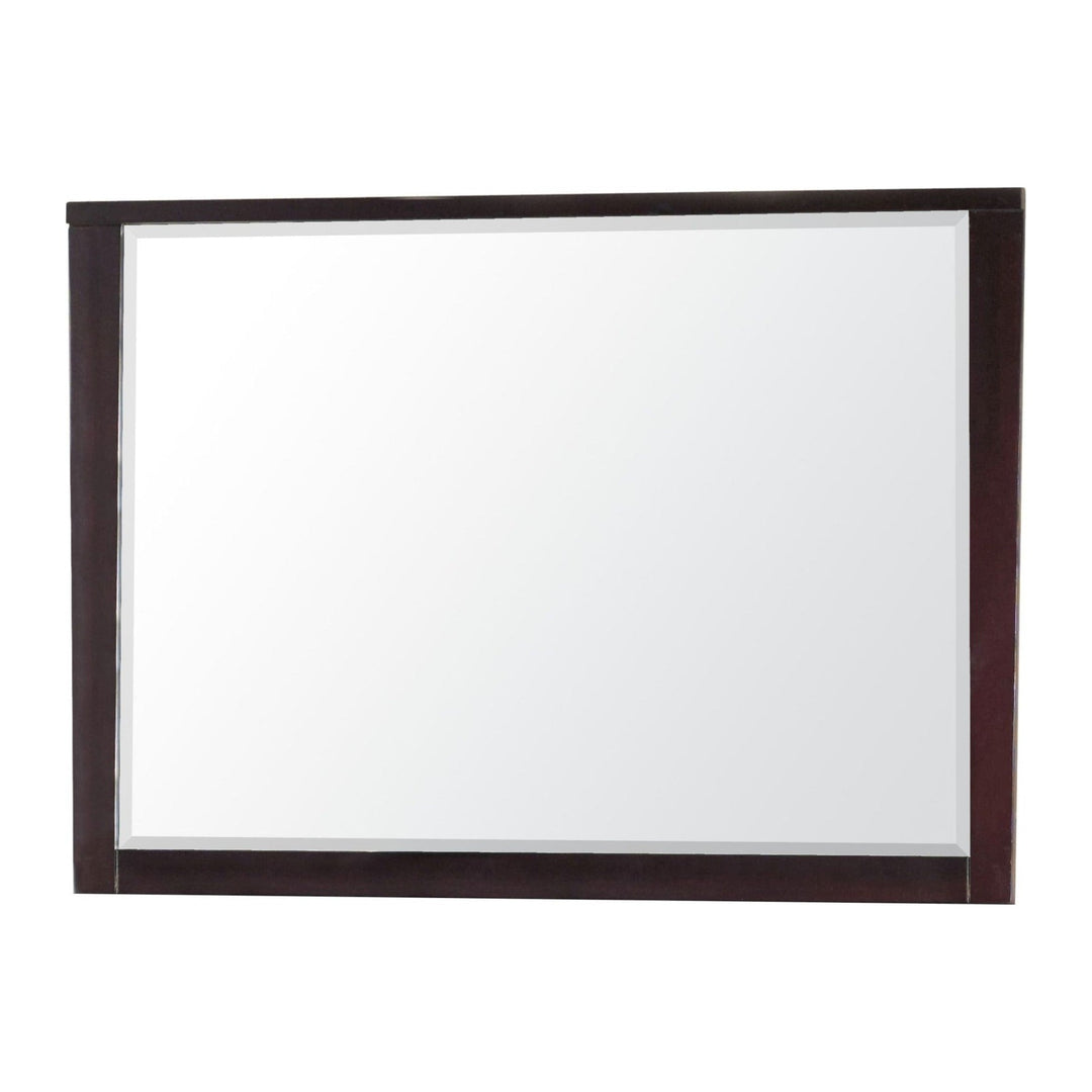 Nevis Landscape Mirror by Modus in Espresso — on a white background