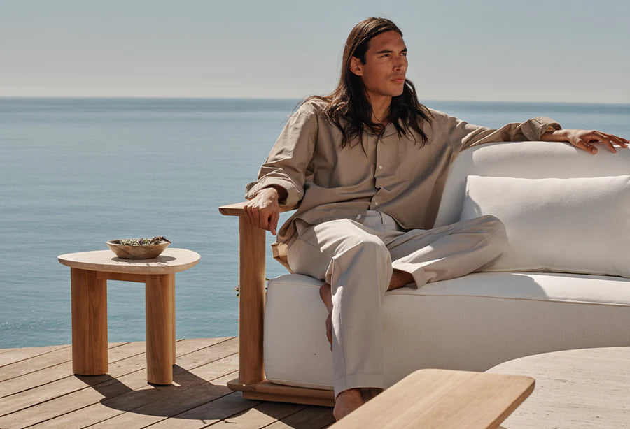 Newport Teak Sofa 108" Outdoor Sofas Harbour Outdoor