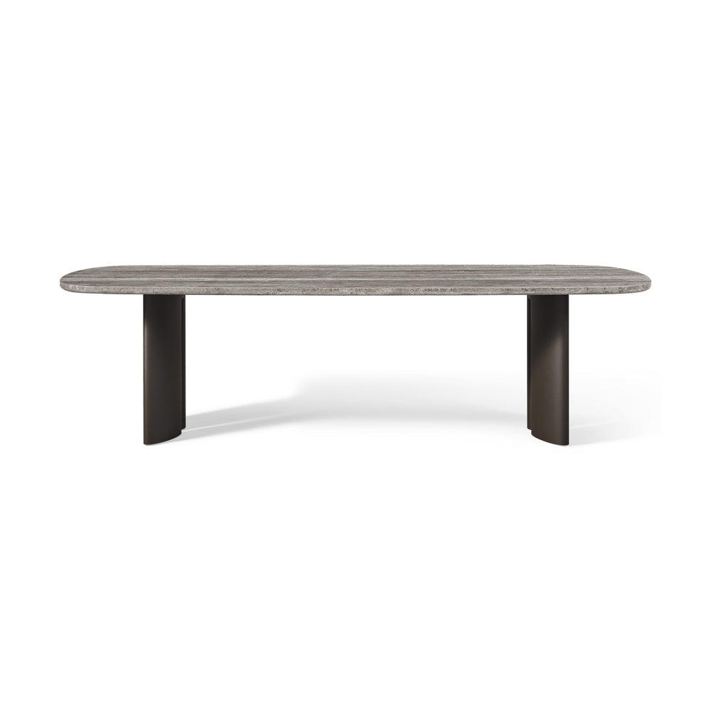 Newport Aluminum Dining Table by Harbour Outdoor — full product view