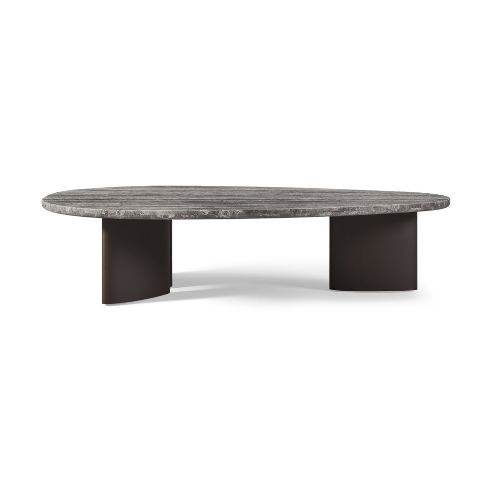 Newport Aluminum Oblong Coffee Table 64" by Harbour Outdoor — full product view