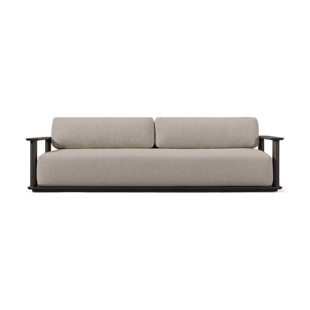Newport Aluminum Sofa 108" by Harbour Outdoor — full product view