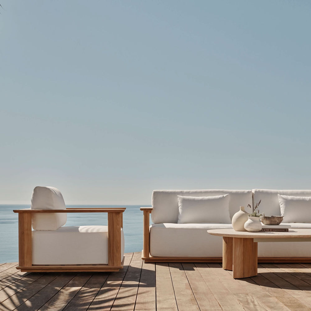Newport Teak Swivel Lounge Chair by Harbour lifestyle 1