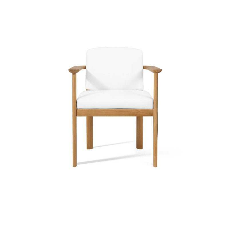 Newport Teak Barrel Dining Chair by Harbour