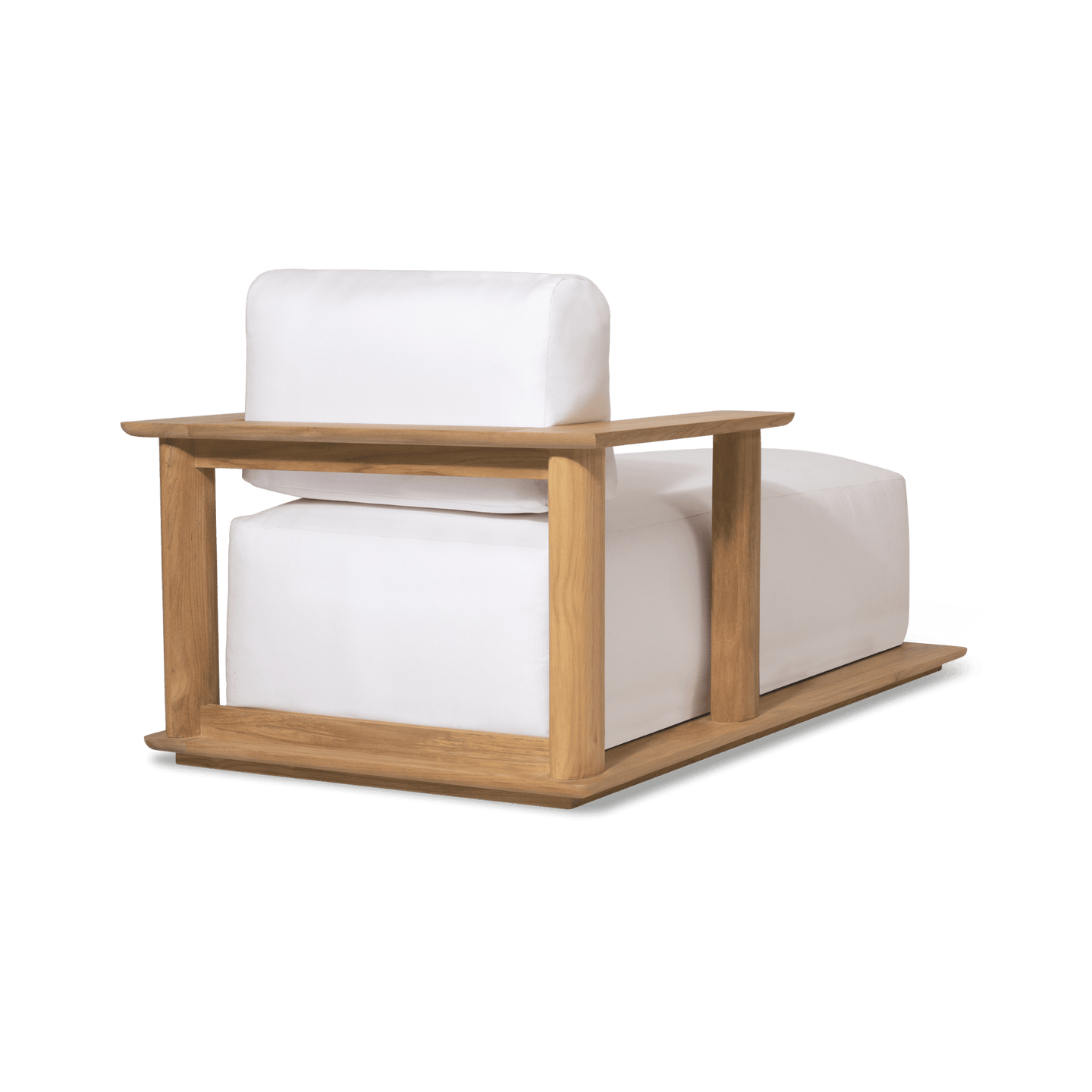 Newport Teak Fixed Chaise Outdoor Chaise Harbour Outdoor