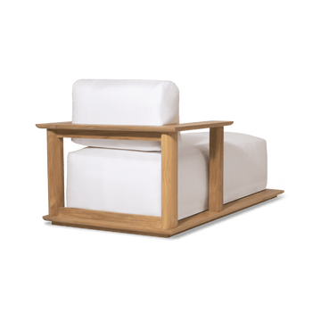 Newport Teak Fixed Chaise Outdoor Chaise Harbour Outdoor