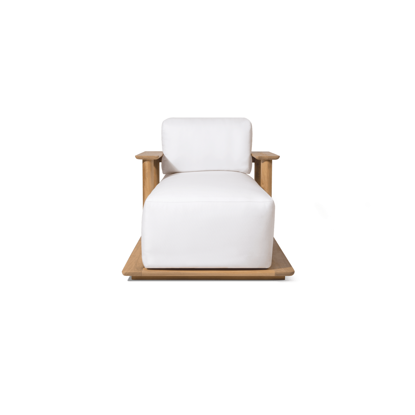 Newport Teak Fixed Chaise Outdoor Chaise Harbour Outdoor