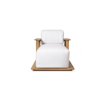 Newport Teak Fixed Chaise Outdoor Chaise Harbour Outdoor