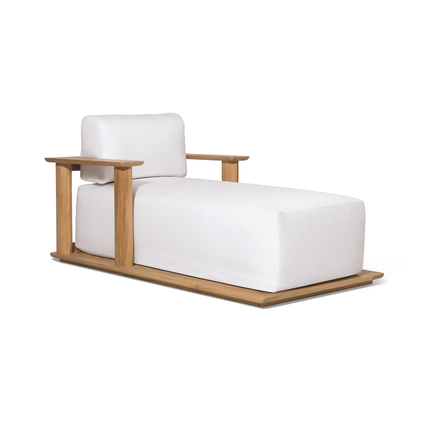 Newport Teak Fixed Chaise Outdoor Chaise Harbour Outdoor