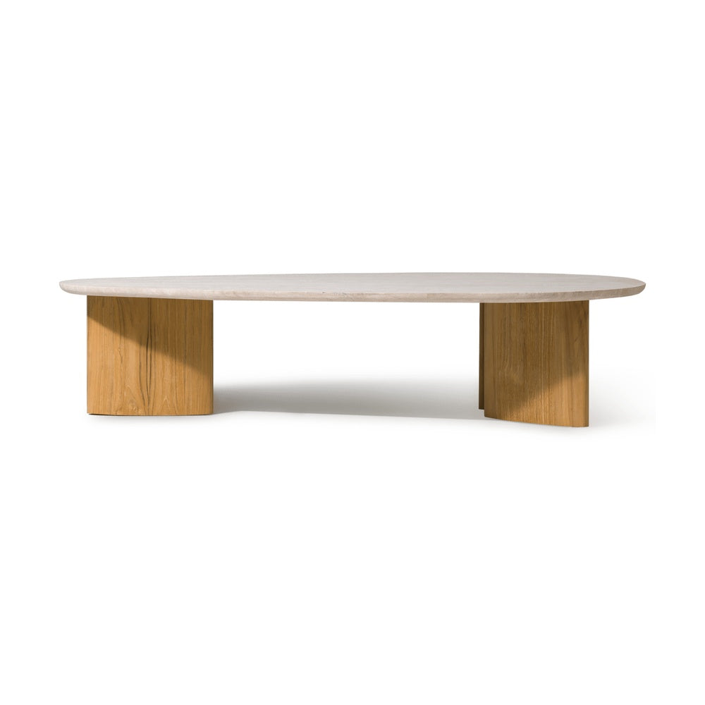 Newport Teak Oblong Coffee Table 64" by Harbour Outdoor — full product view