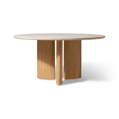 Newport Teak Round Dining Table 60" Harbour Outdoor