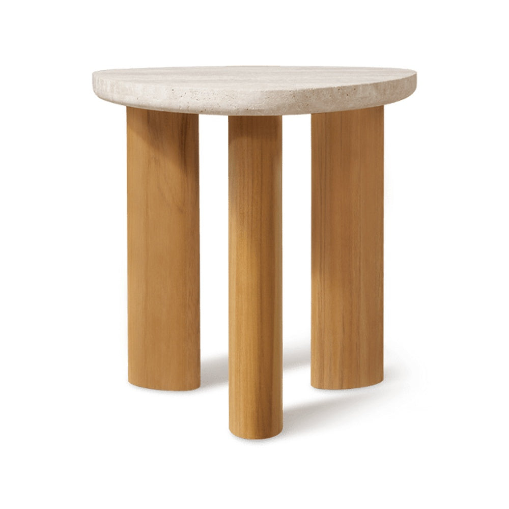 Newport Teak Side Table by Harbour Outdoor — full product view