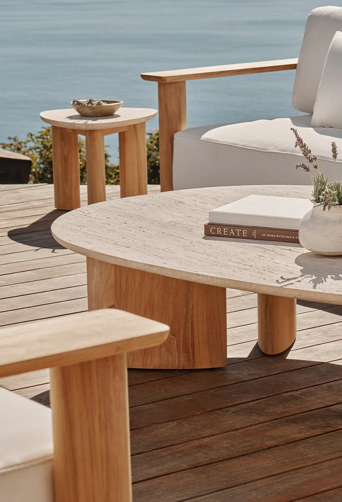 Newport Teak Sofa 108" Outdoor Sofas Harbour Outdoor