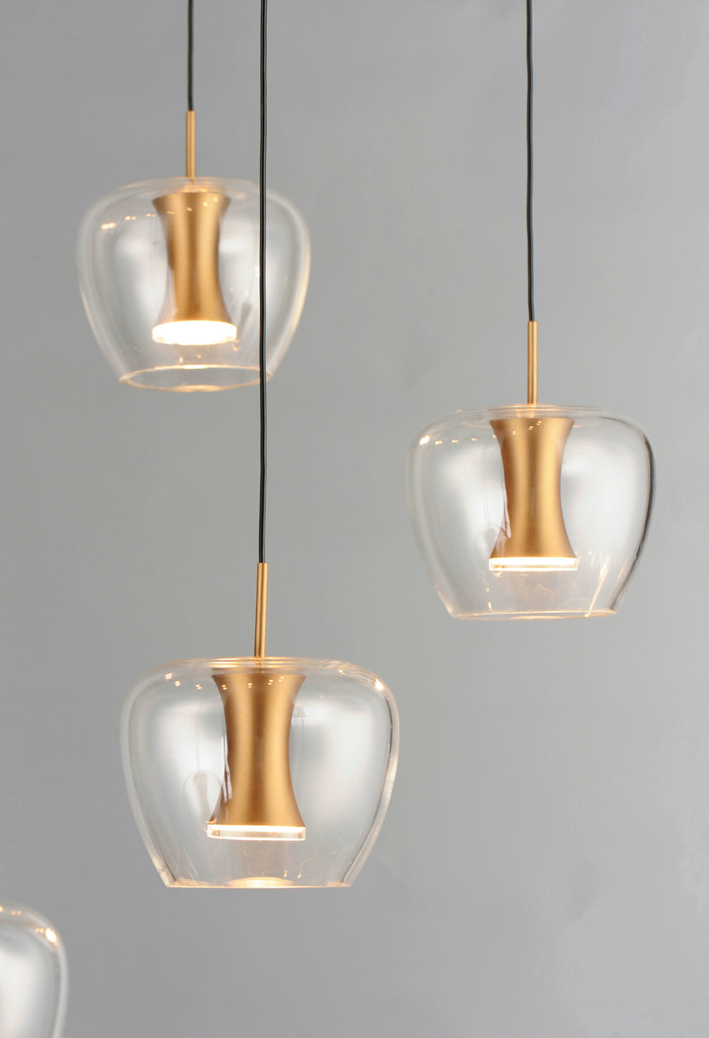Newton 12-Light LED Pendant by ET2 Lighting, styled view 1