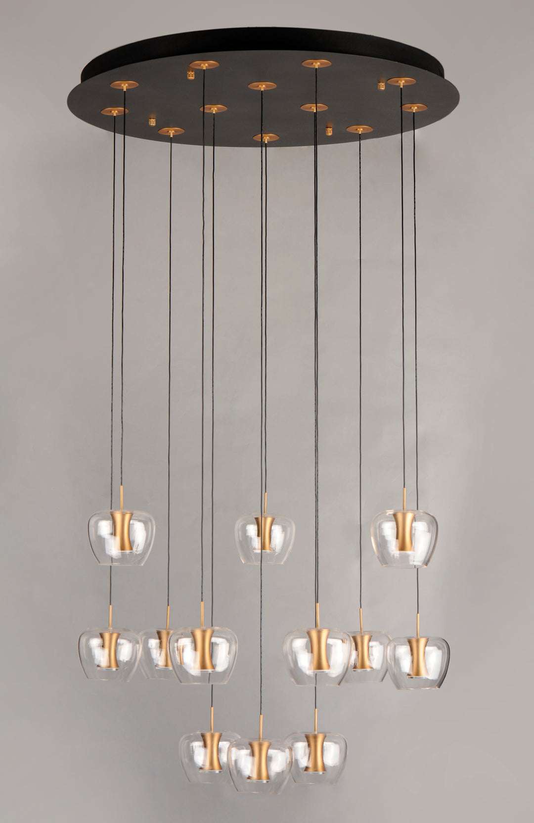 Newton 12-Light LED Pendant by ET2 Lighting, styled view 2