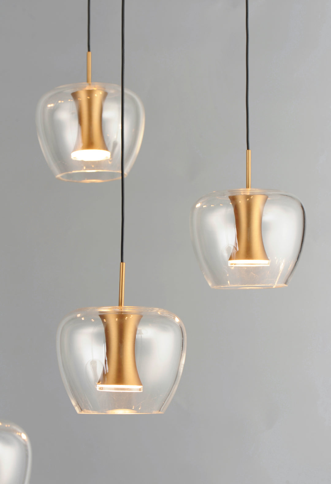 Newton 25-Light LED Pendant by ET2 Lighting, styled view 1