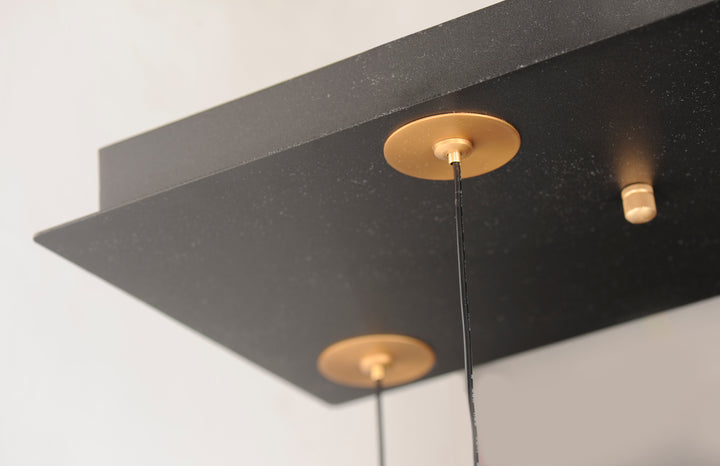 Newton 8-Light LED Pendant by ET2 Lighting, styled view 4