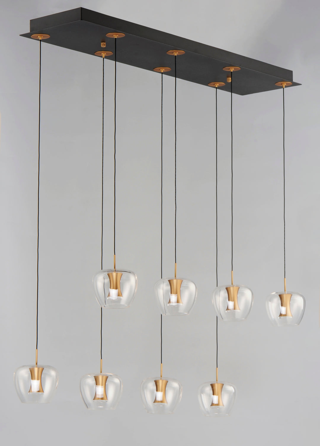 Newton 8-Light LED Pendant by ET2 Lighting, styled view 5