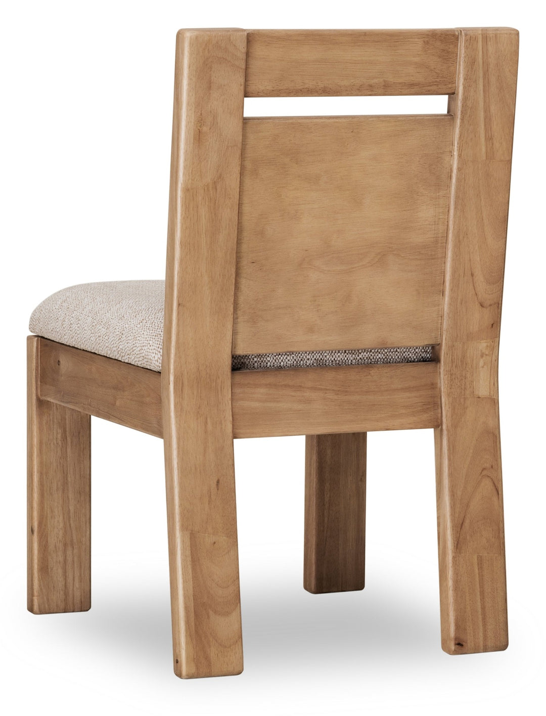 Nia Chenille Upholstered Dining Chair in Lioness and Hyena — product view on a white background