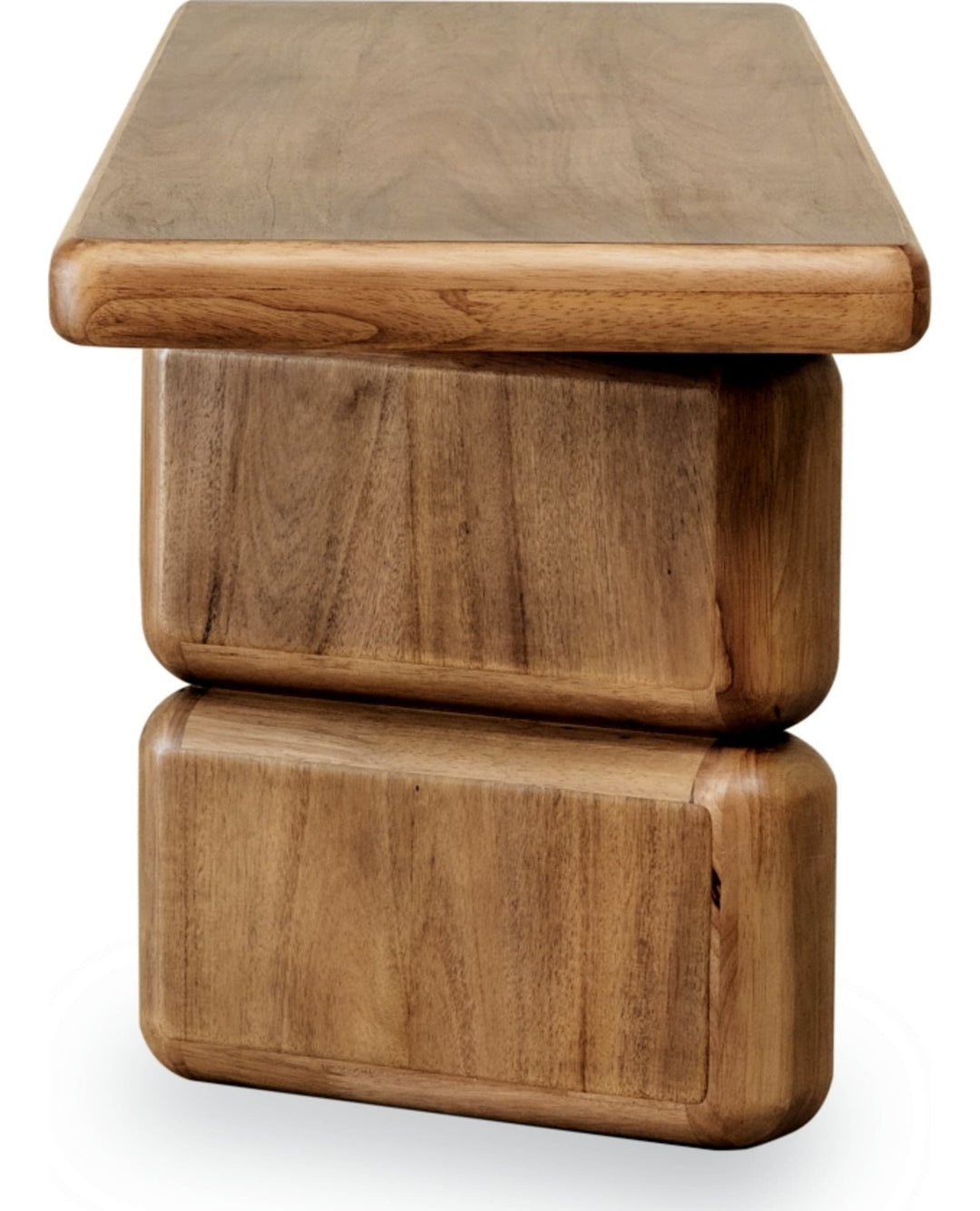 Nia Dining Bench in Lioness — product view on a white background