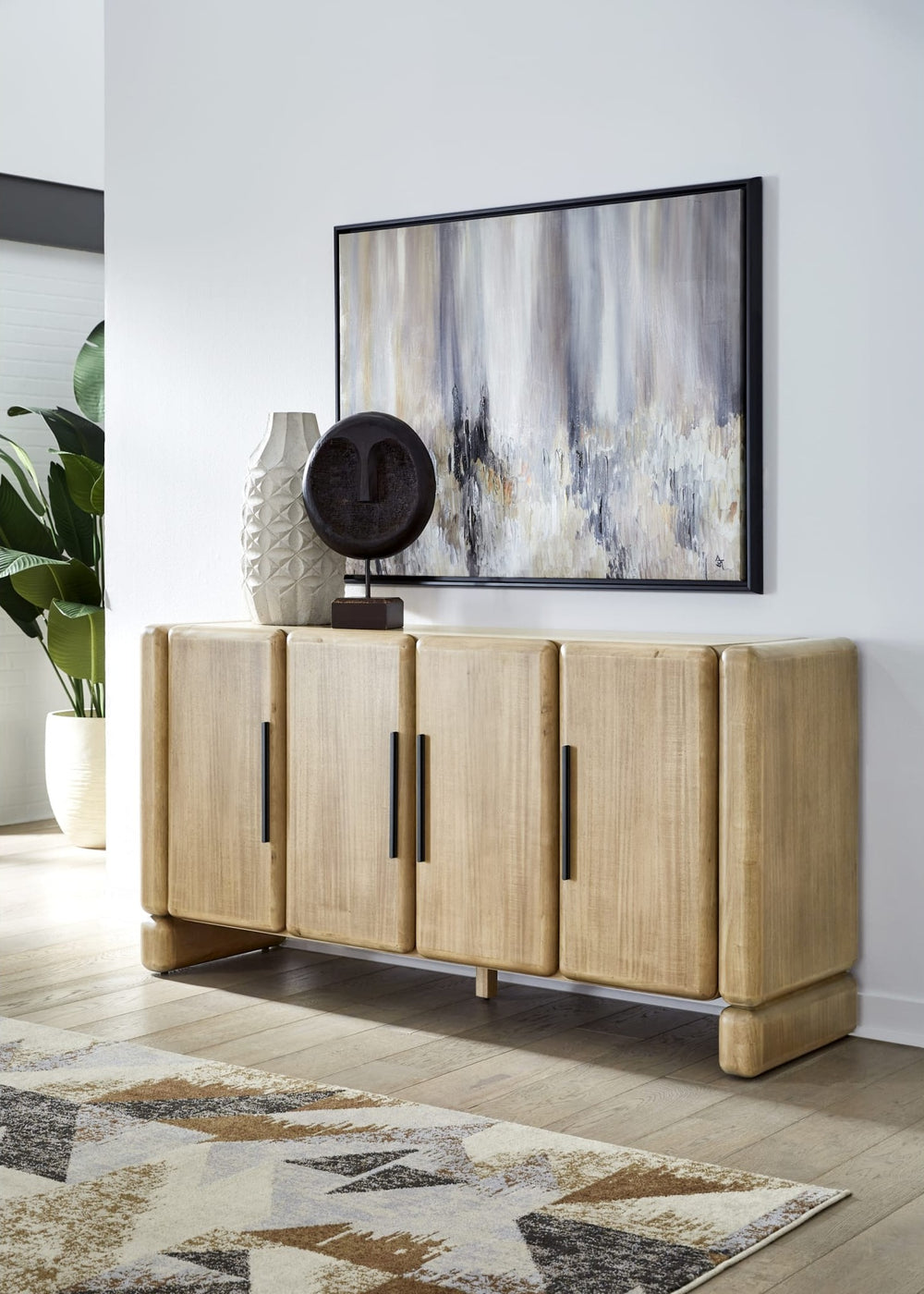 Nia Four Door Sideboard in Lioness — lifestyle photo