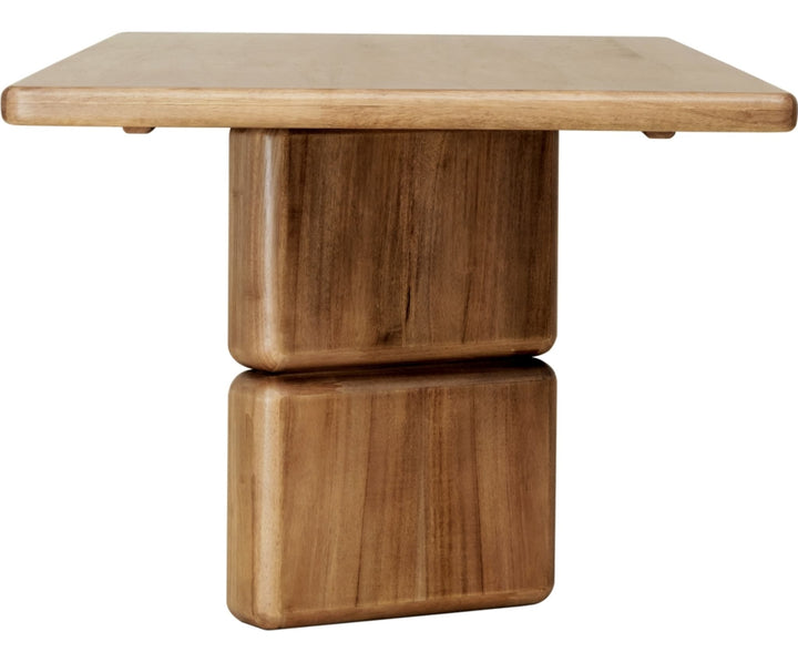 Nia Rectangular Dining Table in Lioness — product view on a white background