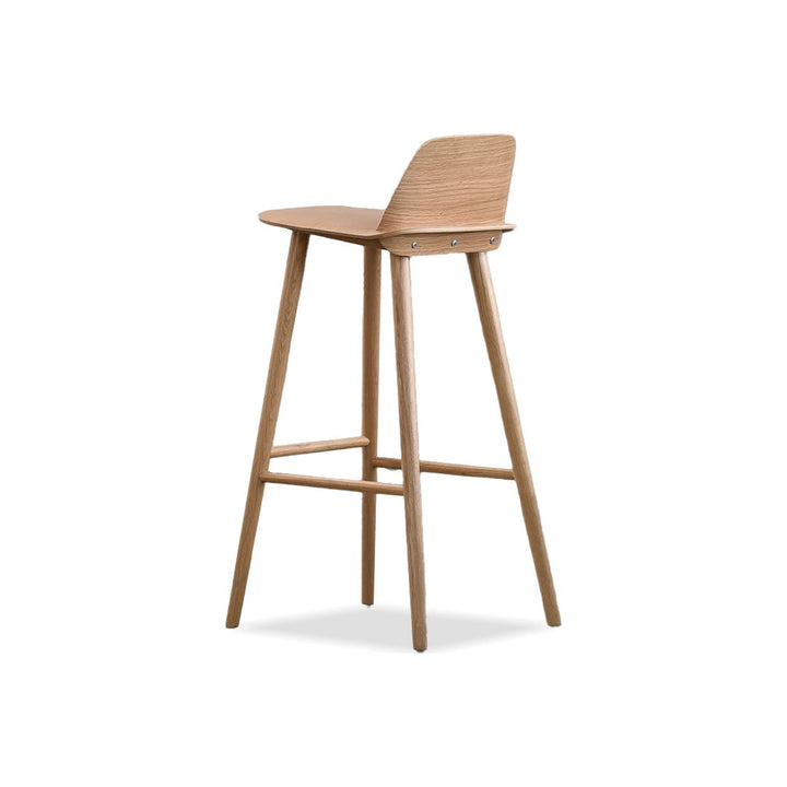NISA Bar Stool in Natural by Mobital — white cutout