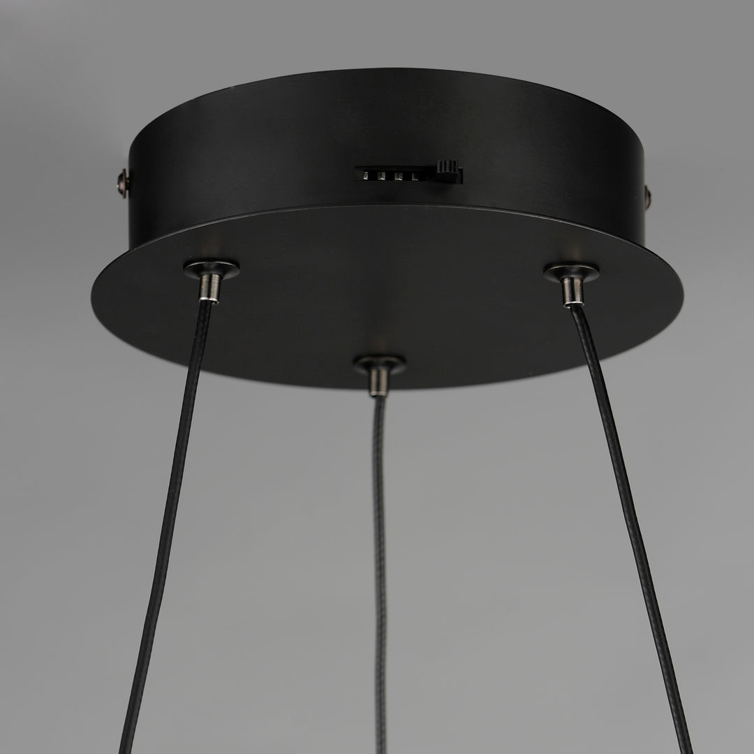 Nodes 24" LED Pendant CCT Select by ET2 Lighting, styled view 4