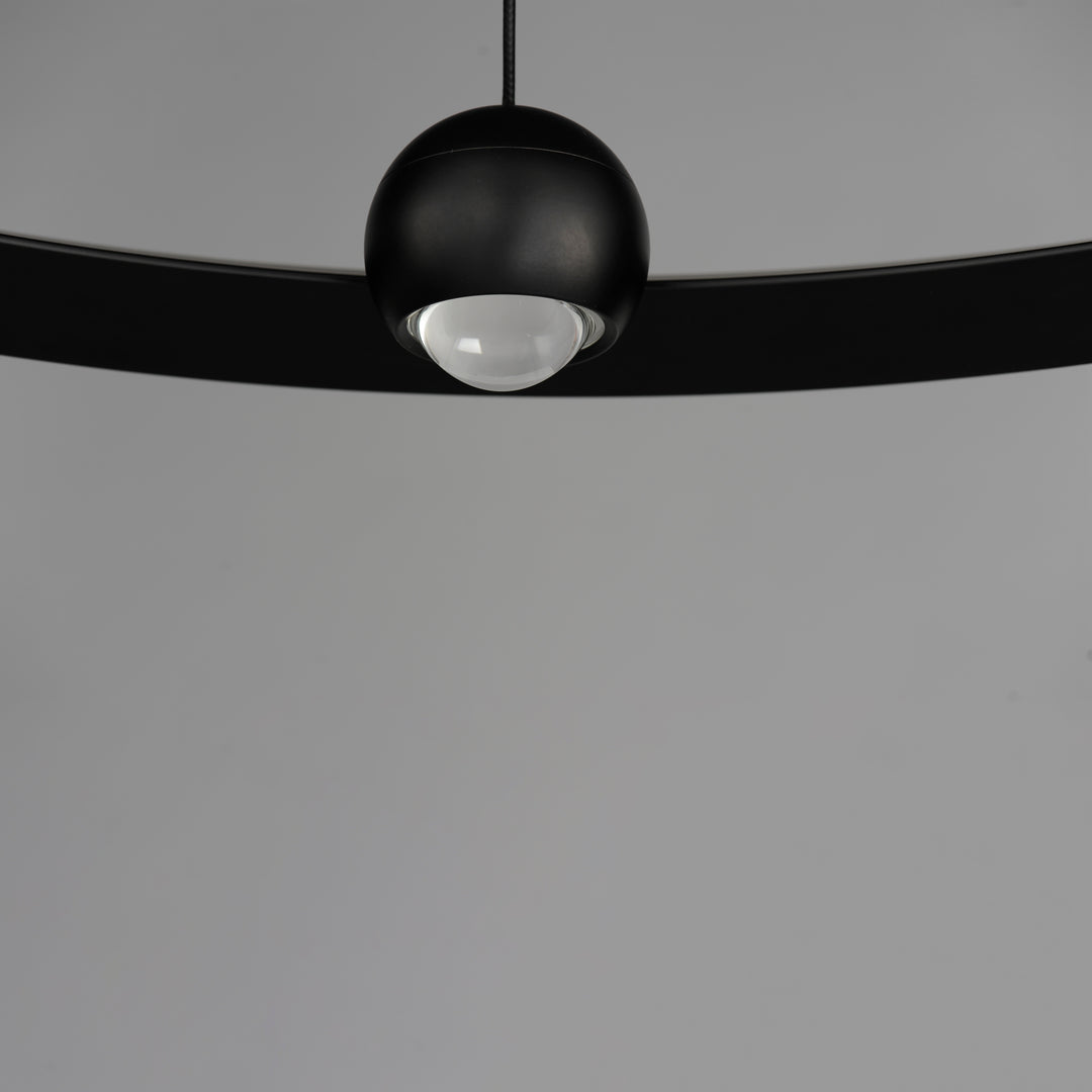 Nodes 32" LED Pendant CCT Select by ET2 Lighting, styled view 5