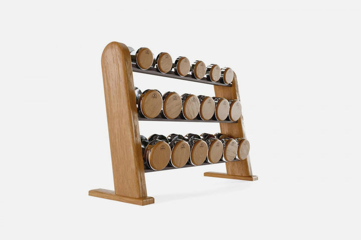 NOHRD DumbBells Cherry finish