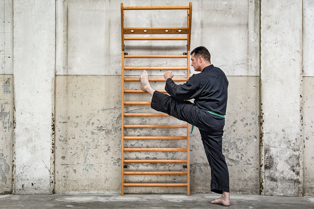 NOHRD WallBars used for bodyweight training