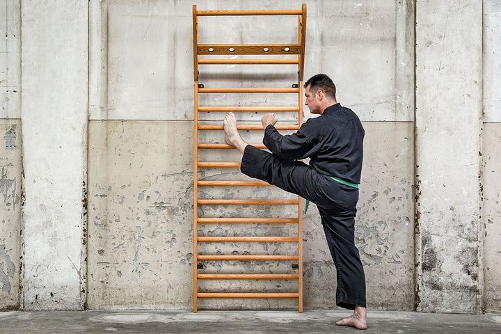 NOHRD WallBars used for bodyweight training