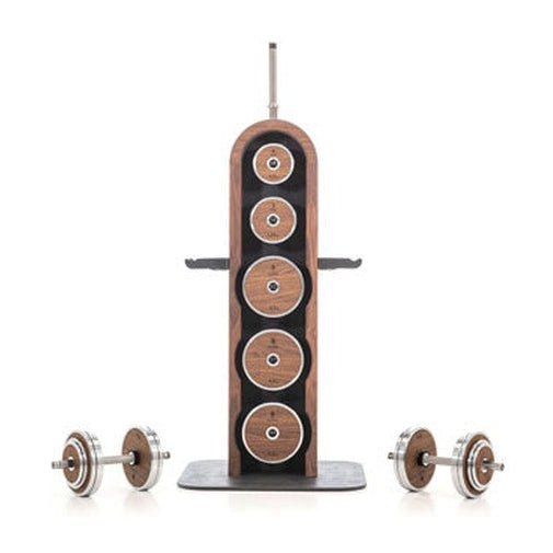 NOHRD WeightPlate Tower and Barbell Set