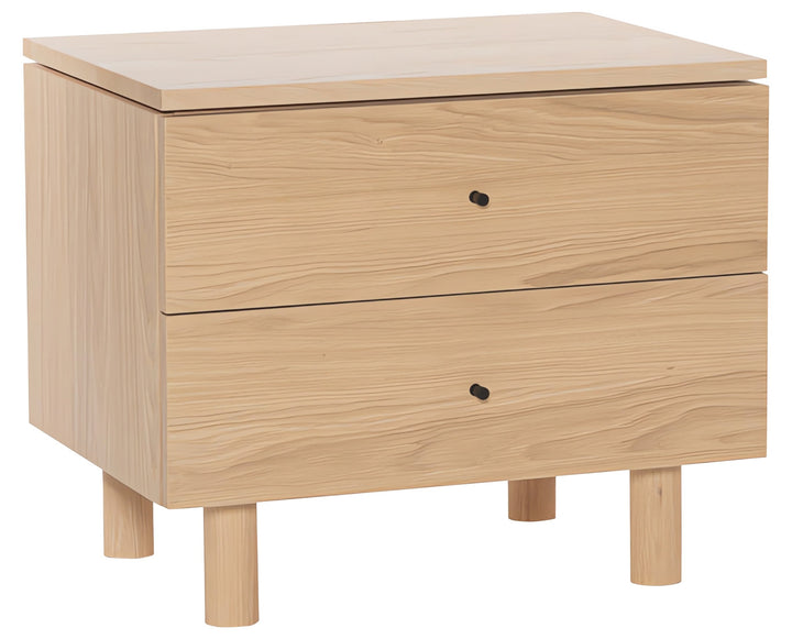 Nora Night Table — studio view, natural legs