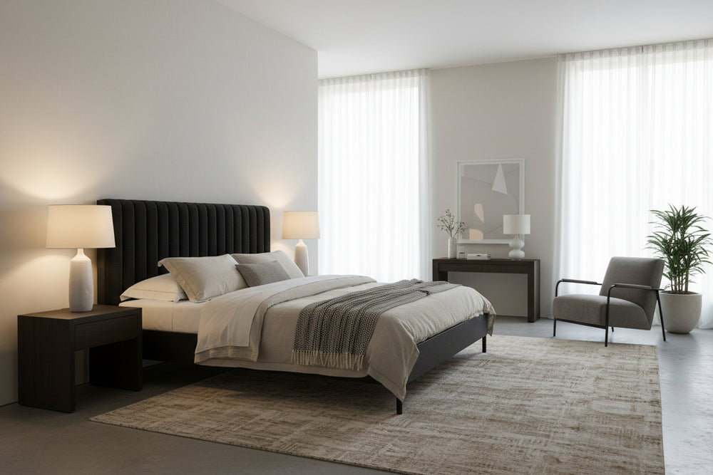 NORI Bed in Blackened White Oak Wood Mobital