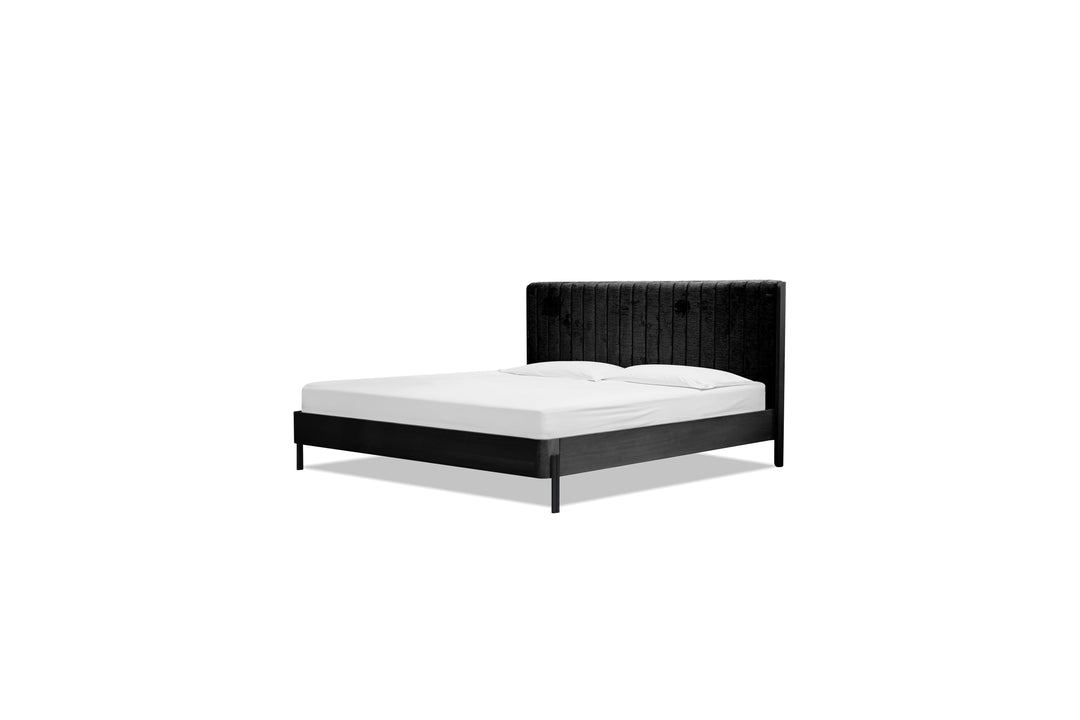 NORI Bed in Blackened White Oak Wood/