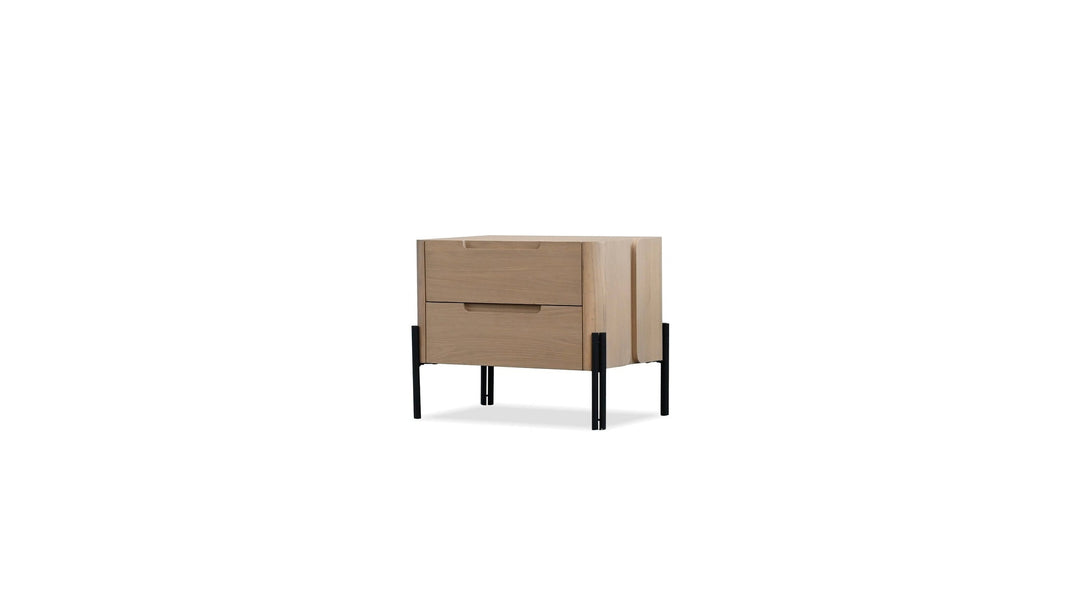 NORI Night Table in Natural White Oak Wood