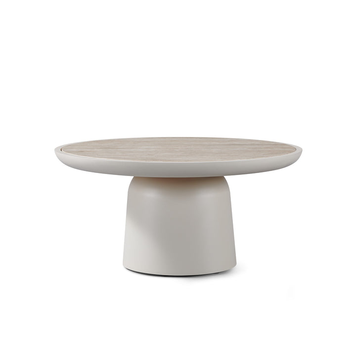 Nova Aluminum Round Coffee Table 30" by Harbour