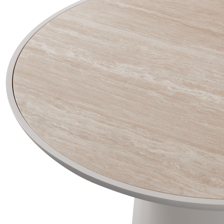 Nova Aluminum Round Dining Table 48" by Harbour lifestyle 1