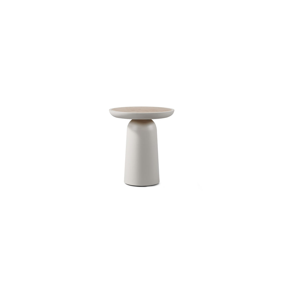 Nova Aluminum Round Side Table by Harbour