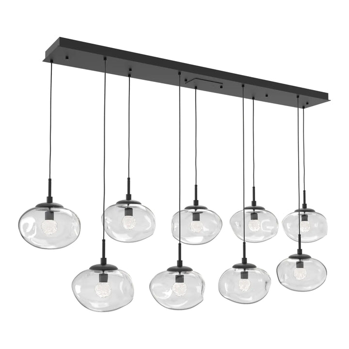 Nova Linear Pendant Chandelier by Hammerton Studio, 9 Lights – Integrated LED