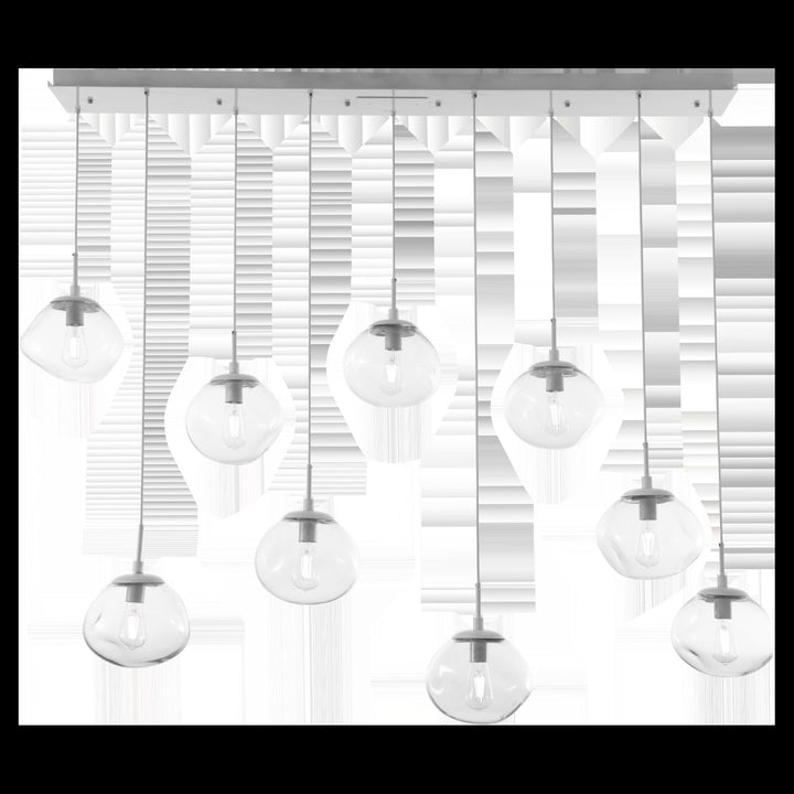 Nova Linear Pendant Chandelier by Hammerton Studio in a styled interior