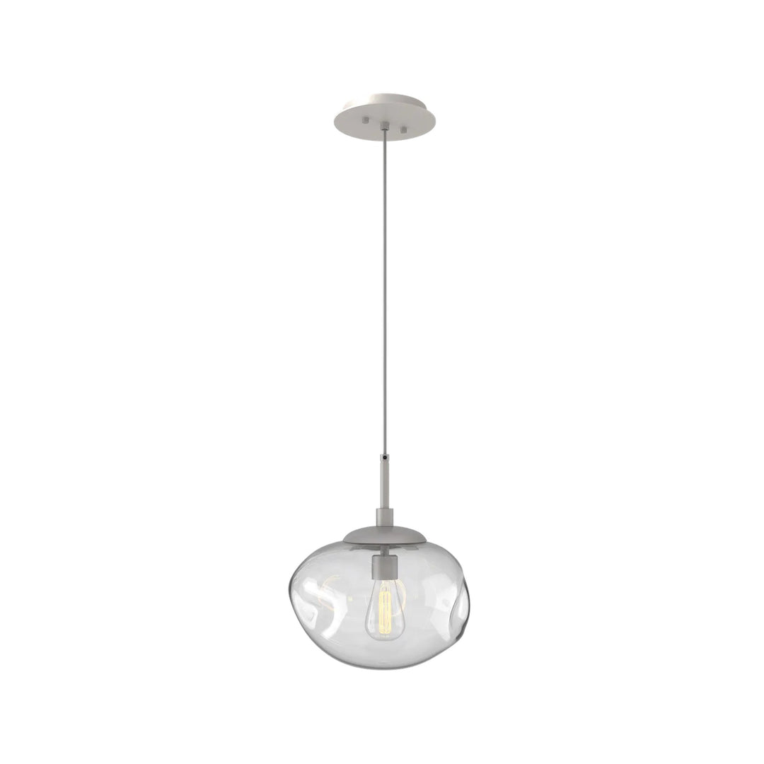 Nova Pendant by Hammerton Studio in Beige Silver