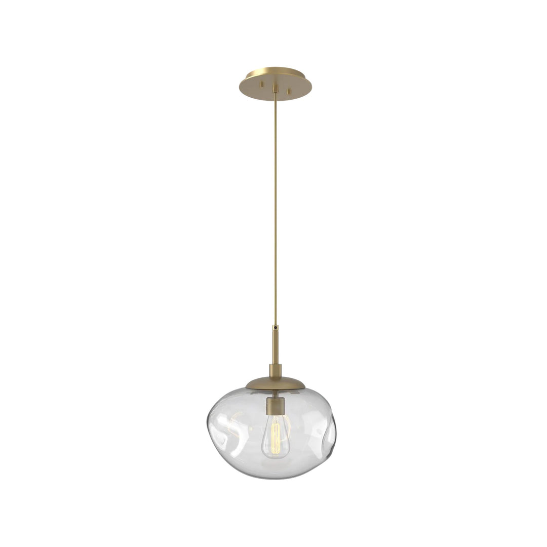 Nova Pendant by Hammerton Studio in Gilded Brass