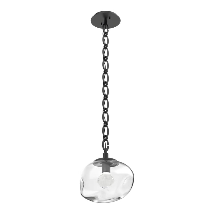 Nova Pendant by Hammerton Studio in Matte Black on chain