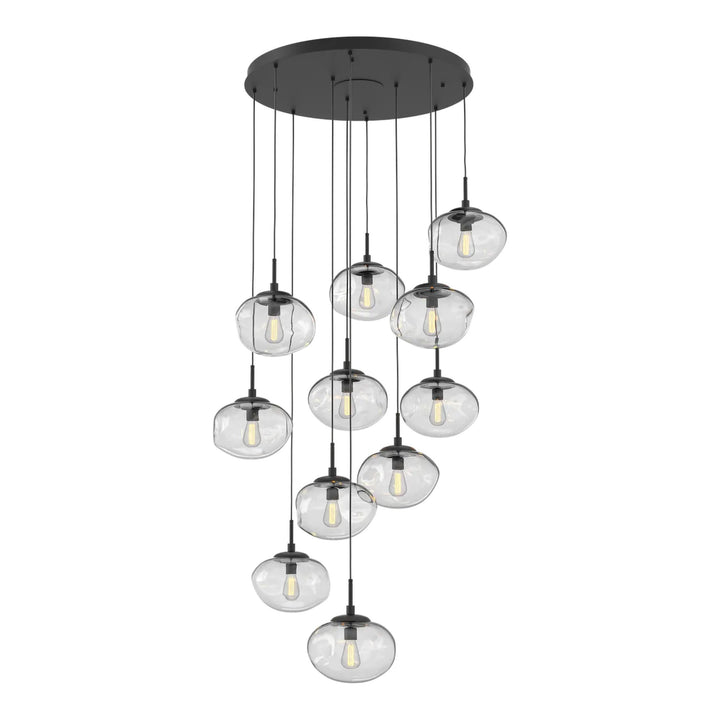 Nova Round Pendant Chandelier by Hammerton Studio, 11 Lights – E26 Bulb